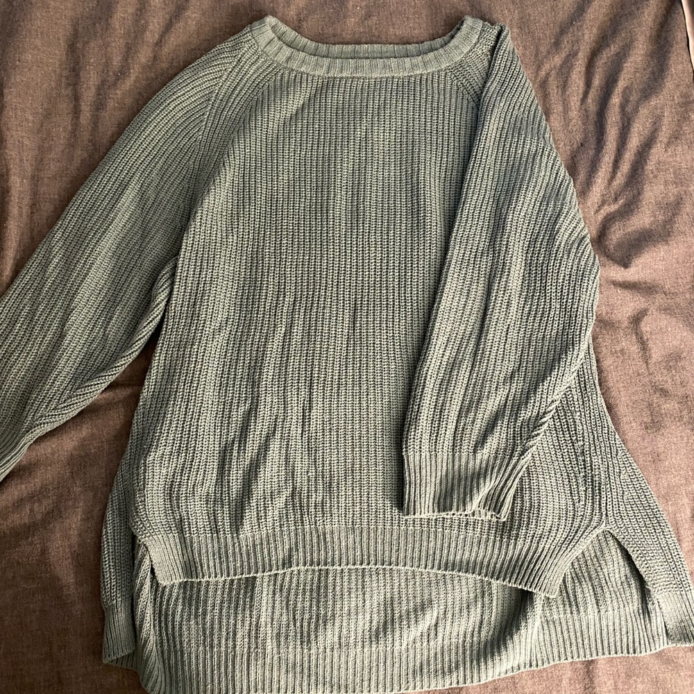 Dusty Blue Oversized Sweater